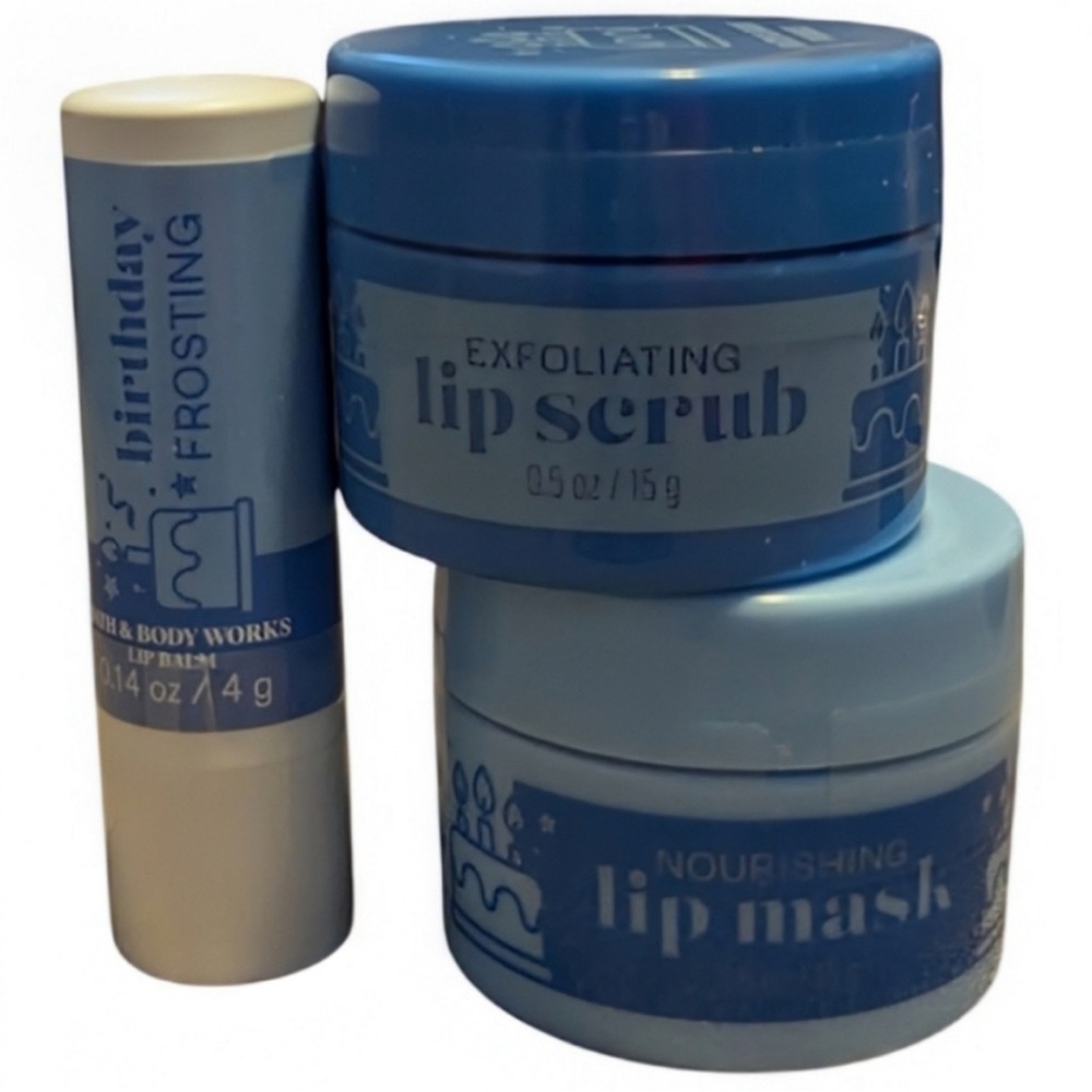 Bath & Body Works Birthday Frosting Lip Care Set